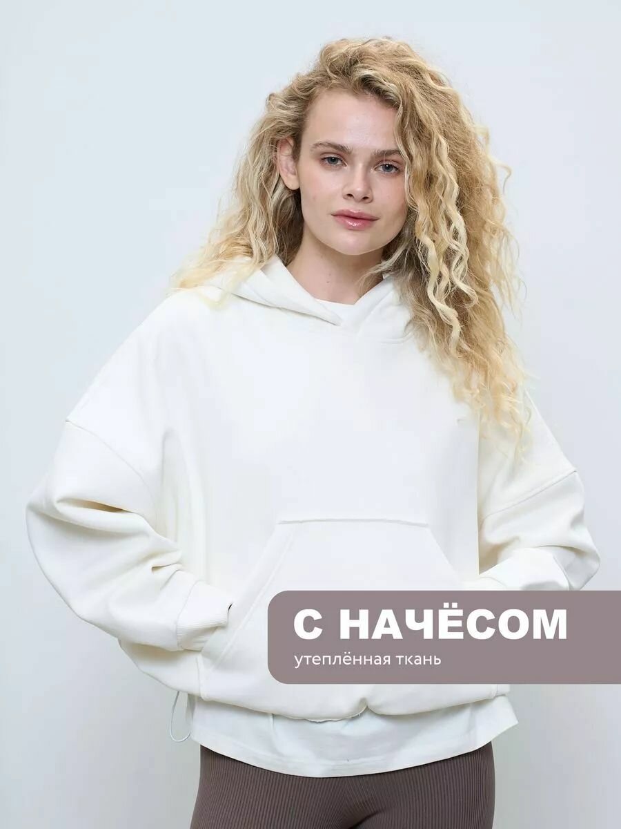 Худи кроп укороченное женское с начесом Худи кроп укороченное женское с начесом