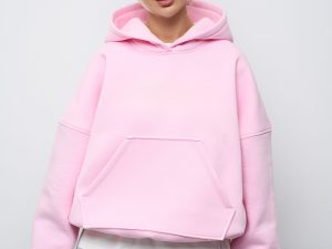 Худи кроп укороченное женское с начесом